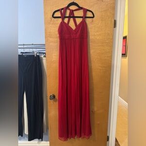 BCBGMaxAzria Elegant Formal Red Dress